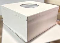 Коробка для торта с окном 50х50х25см