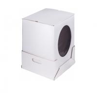 Коробка для торта с ручками 35х35х50 см гофрокартон
