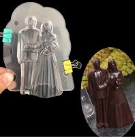 Пластиковая форма для шоколада Молодожены