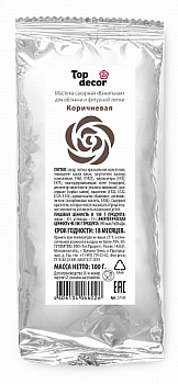 Мастика TOP-DECOR Топ-декор Коричневая 100гр