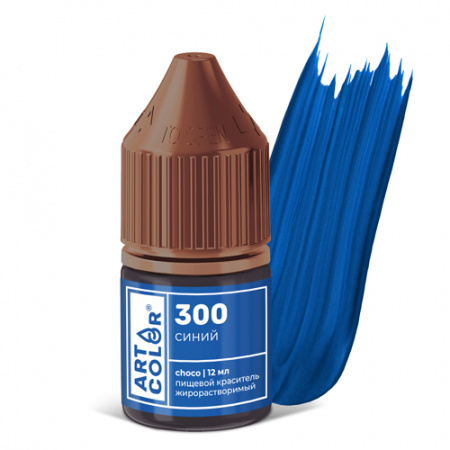 Гелевый жирорастворимый краситель Art Color Choco Синий 12мл