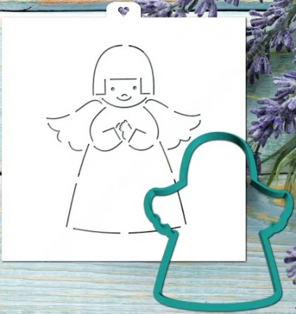 Трафарет+форма "Ангел - Хранитель"