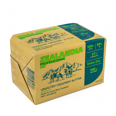Масло сливочное 84%, ZEALANDIA PROFESSIONAL 0,5 кг