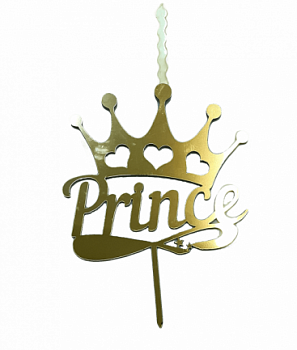 Свеча топпер золото "Prince"