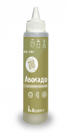 Сухой краситель-распылитель IL Bakery (Ильбейкери) Авокадо (30г)