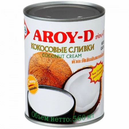 Кокосовые сливки ж/б  AROY-D 560 мл