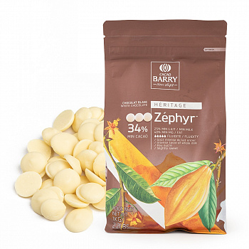 Белый шоколад "Zephyr" 34% 1кг