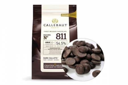 Темный шоколад 54.5% Barry Callebaut 100гр