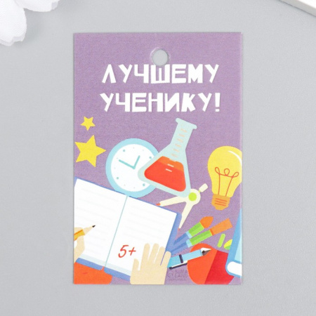 Бирка "Ученик" 4х6 см