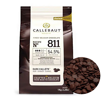 Темный шоколад 54.5% Barry Callebaut 500гр