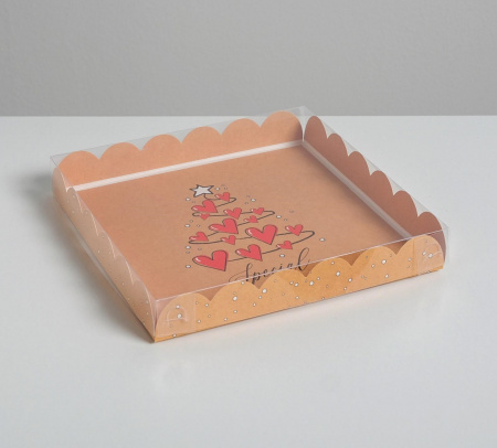 Коробка с PVC крышкой Special for you, 21 × 21 × 3 см