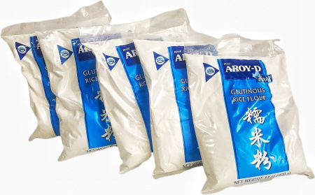 Мука рисовая клейкая Aroy-D, 400 г ( 20 ПАЧЕК)