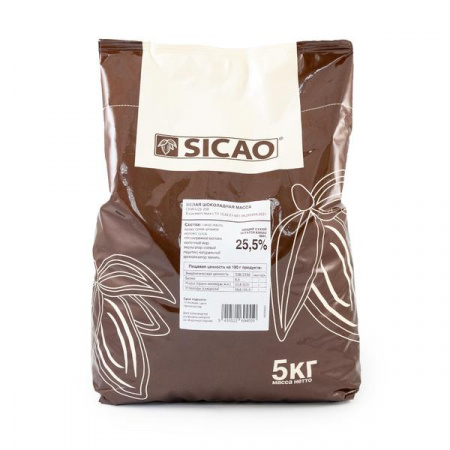 Белый шоколад SICAO (Сикао)  27%(Россия) 5кг