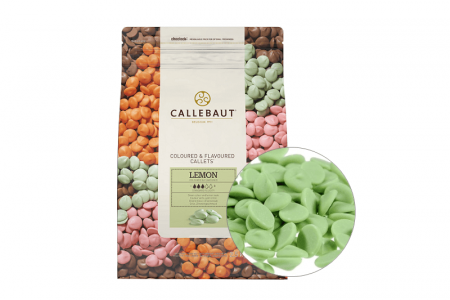 Лимонный шоколад зеленый Callebaut Бельгия 100гр